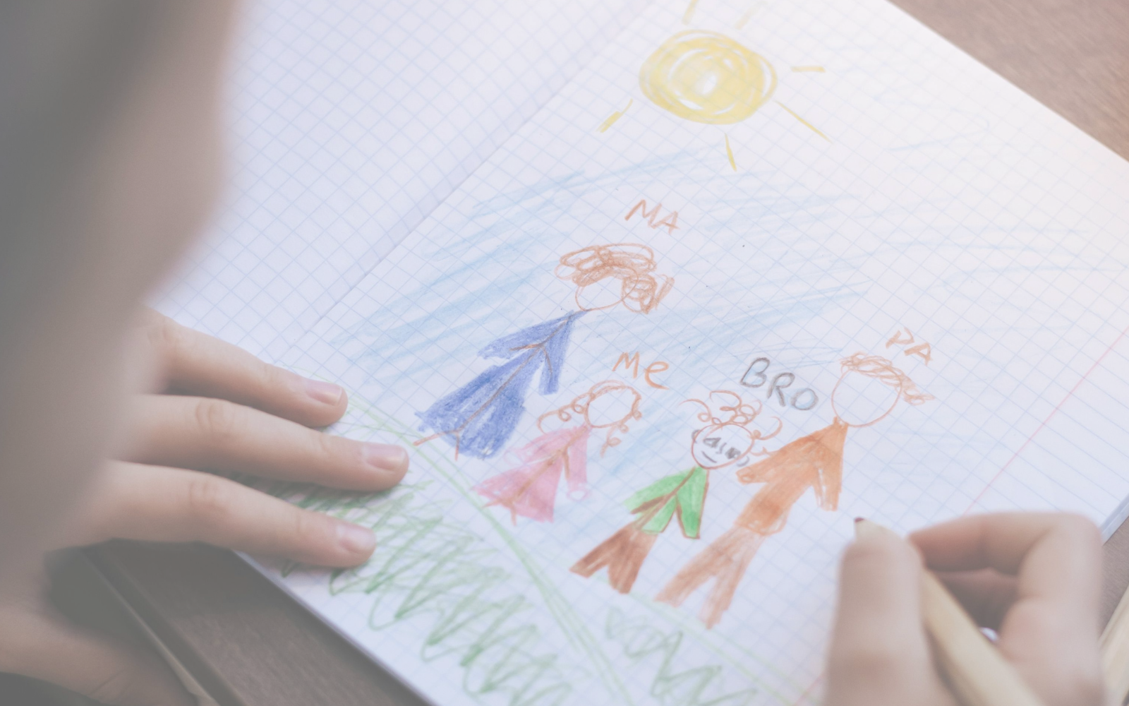child colourful drawing parent support ireland